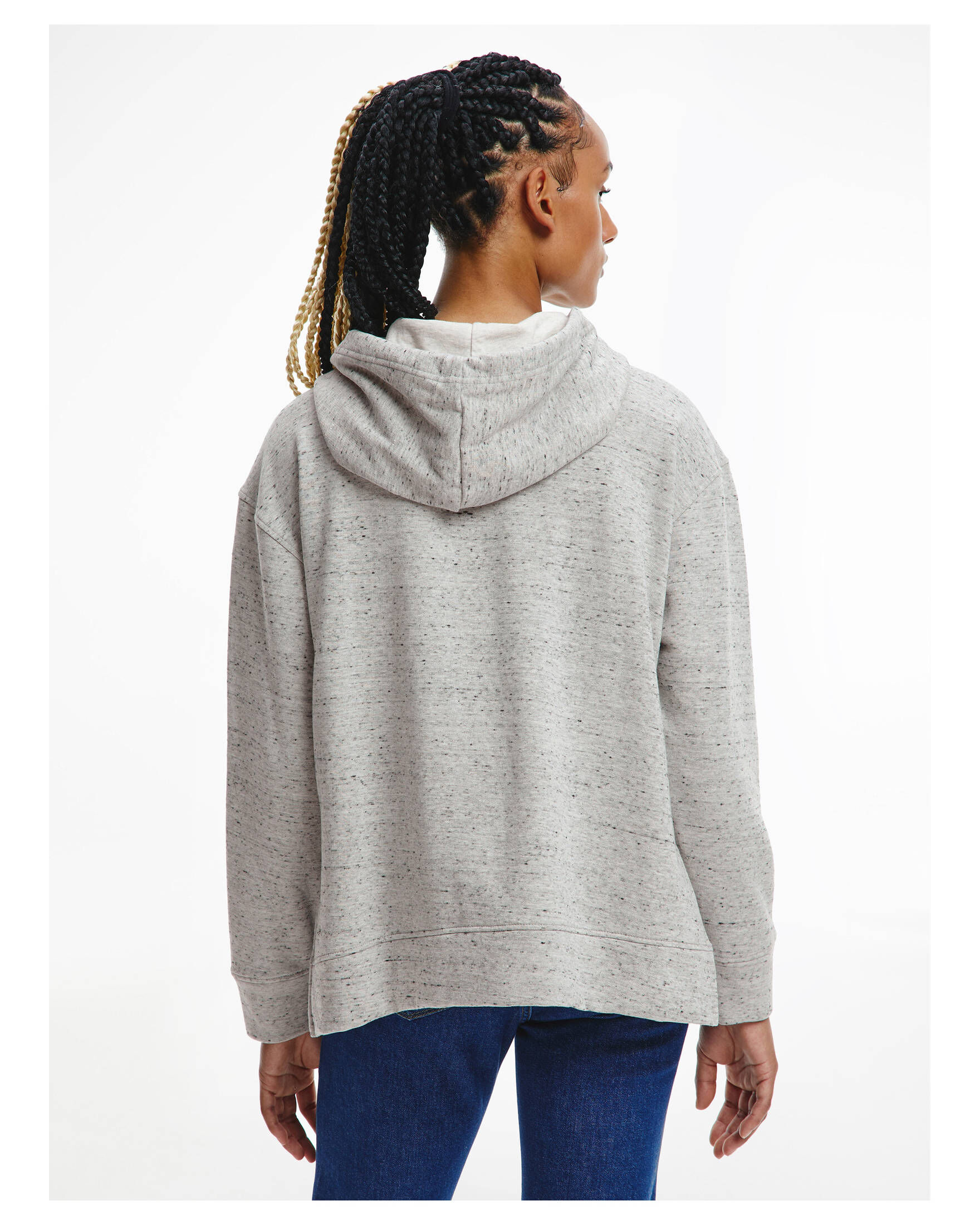 Tommy Hilfiger| Damen Sweatshirt RELAXED TEXT FLOCK PRINT HOODIE