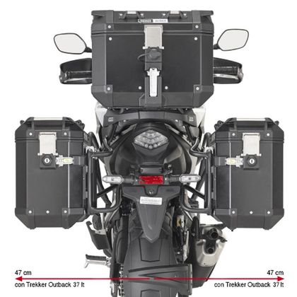 Support valises Givi PL ONE FIT MONOKEY CAM-SIDE TREKKER