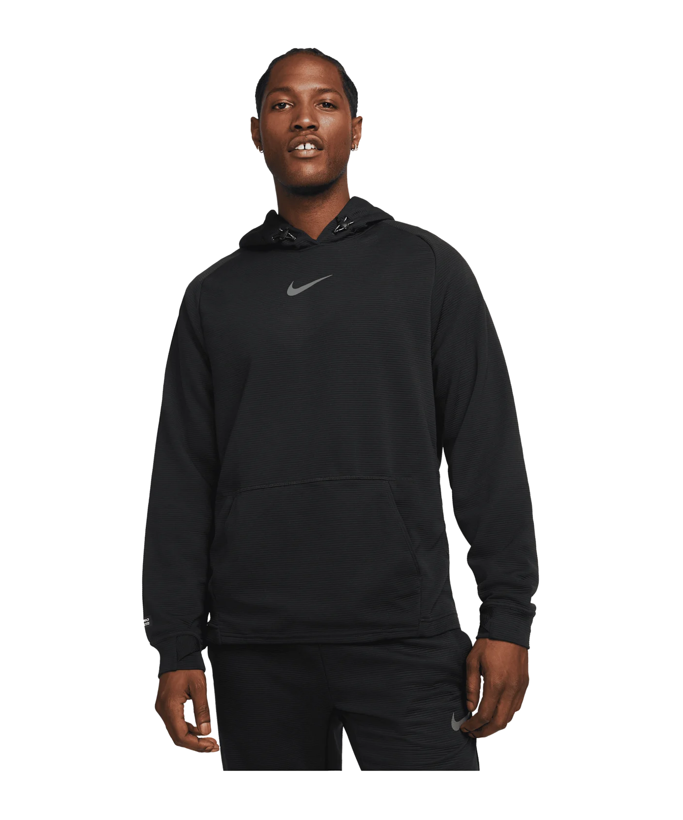Nike Pro Fleece Hoody Training Schwarz F010