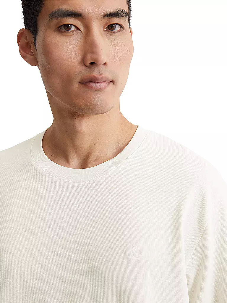 MARC O'POLO Langarmshirt weiss