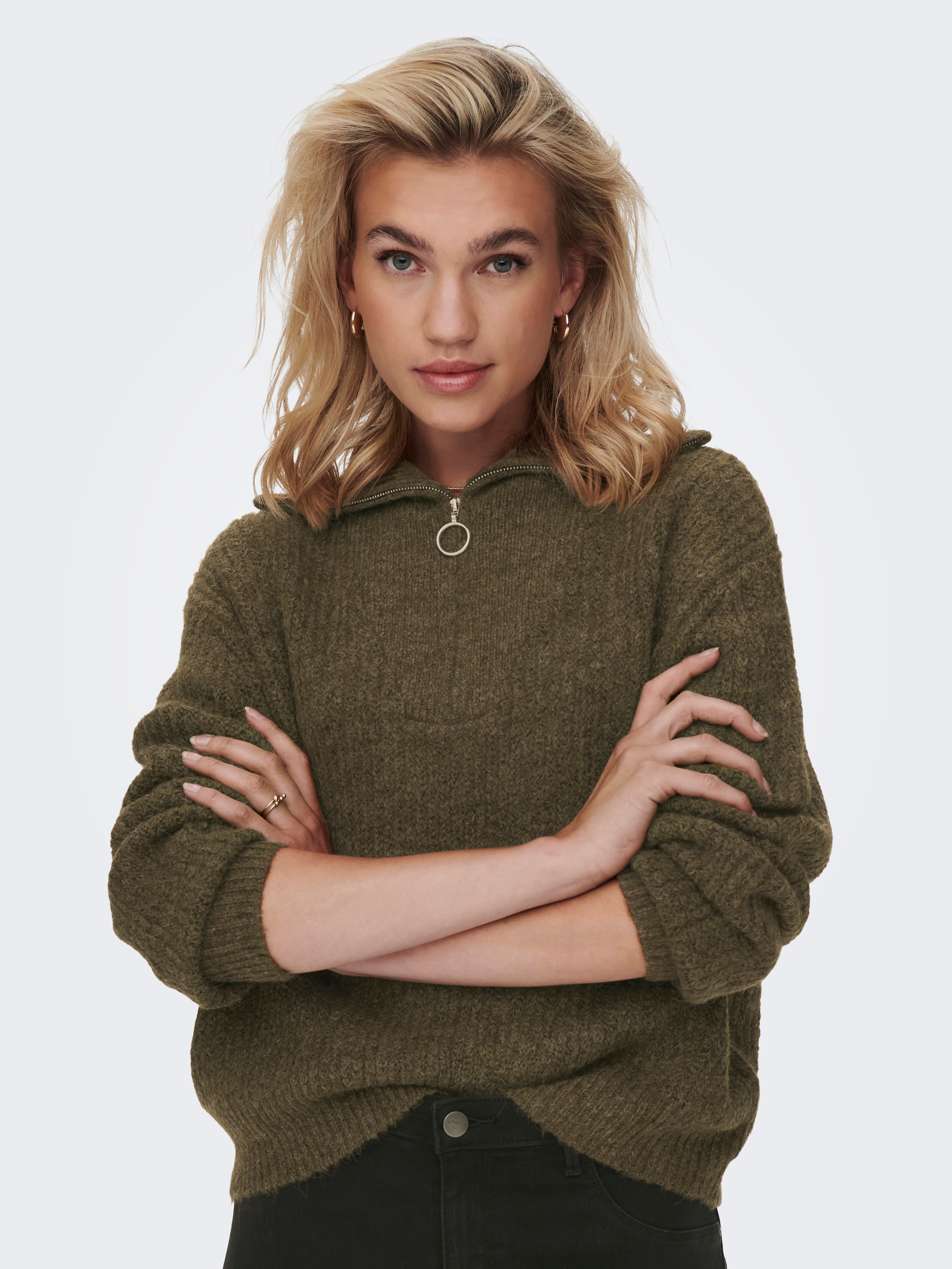 ONLBAKER Strickpullover Cocoa Brown