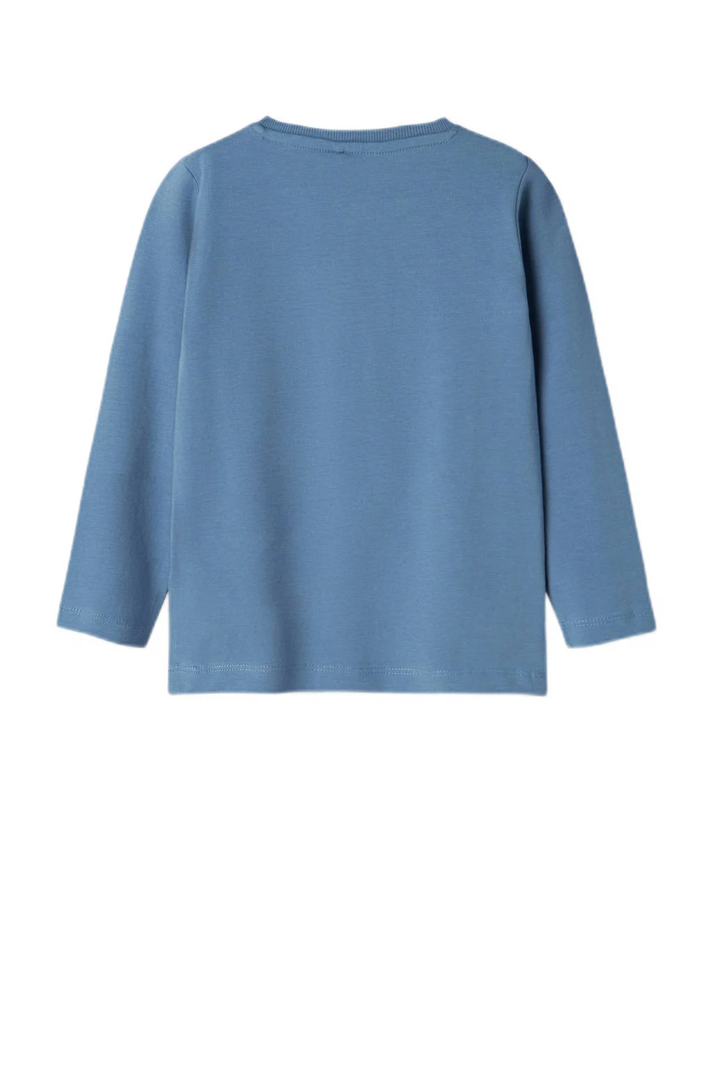 NAME IT longsleeve NKMVUX met printopdruk middenblauw