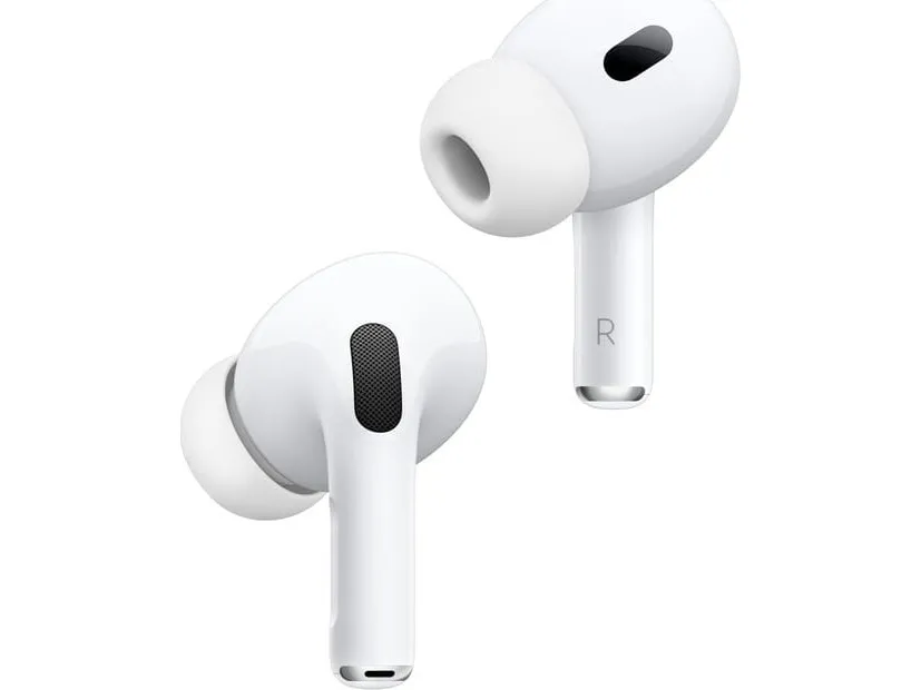 Apple | AirPods Pro - 2. Generation (2023) - Trådløse øretelefoner med mik. - aktiv støjdæmpning - hvid | Magsafe Charging Case (USB-C)
