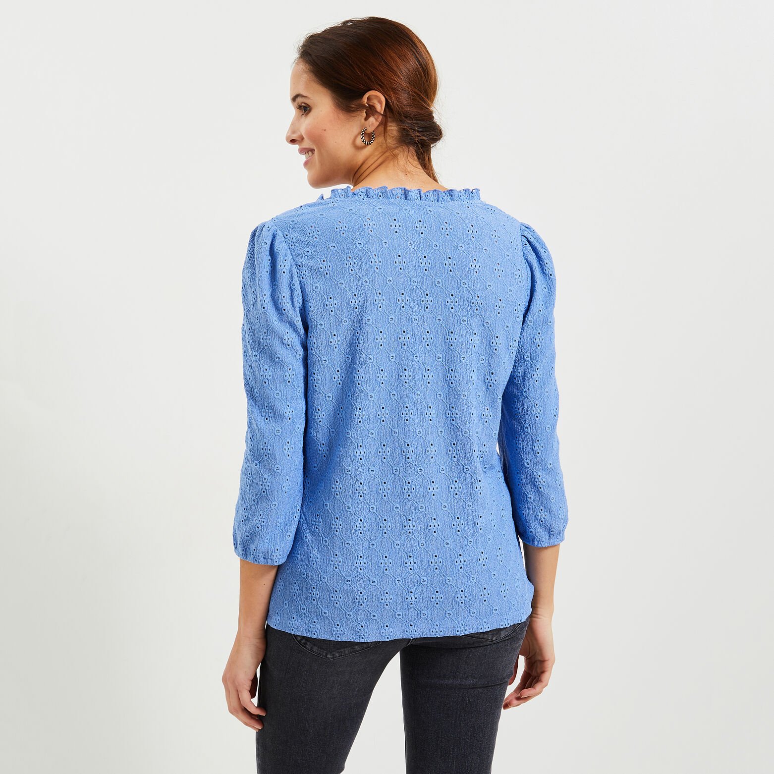 Tshirt maille ajourée femme