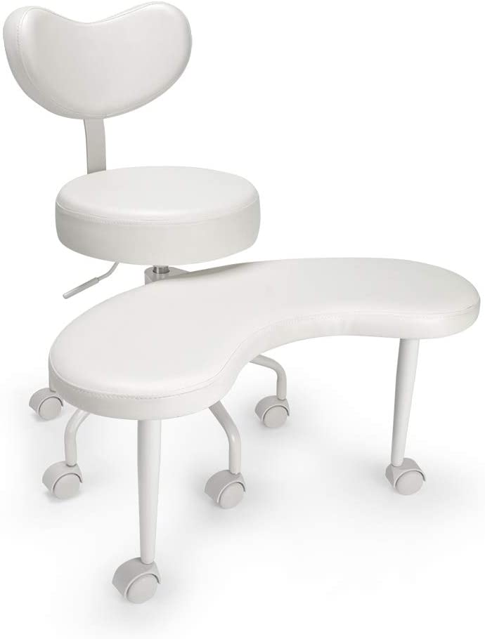 Chaise de méditation Pipersong, chaise de bureau à domicile, chaise à pattes croisées avec support lombaire et tabouret réglable