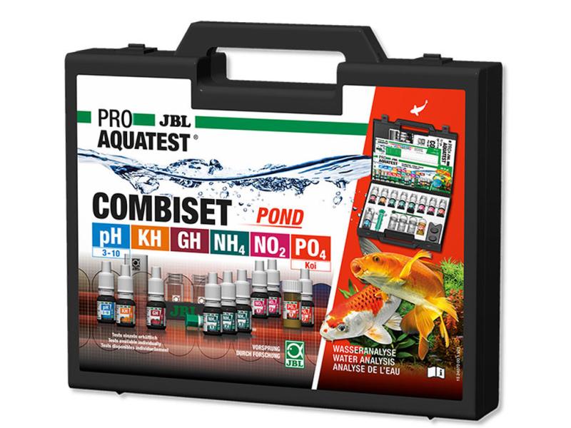 JBL Wassertest ProAquaTest Combiset Pond Testkoffer für Wasseranalysen im Koi- und Gartenteich