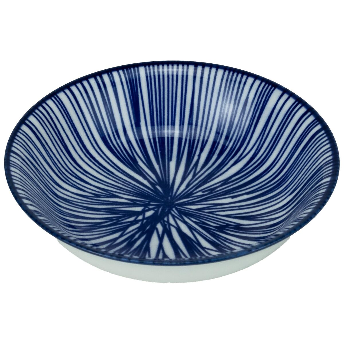 Akio miniskål 10 cm 4-pakning, blå/hvit