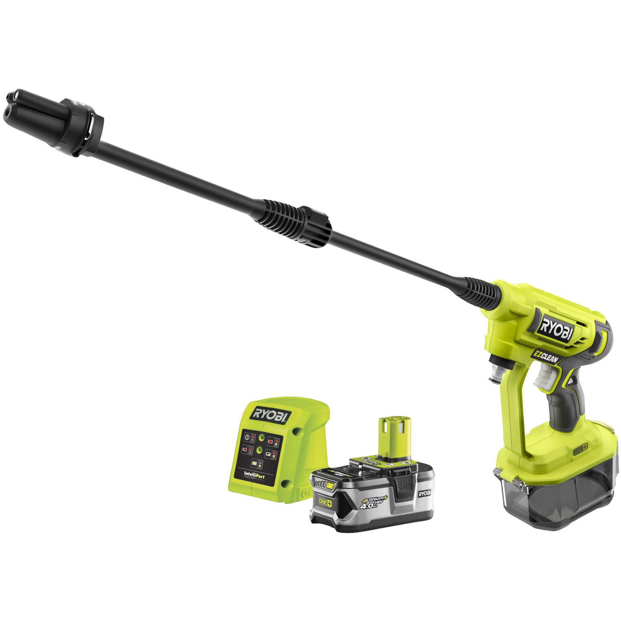 Ryobi Druckreiniger ONE+ Akku-Mitteldruckreiniger RY18PW22A-125, 18Volt