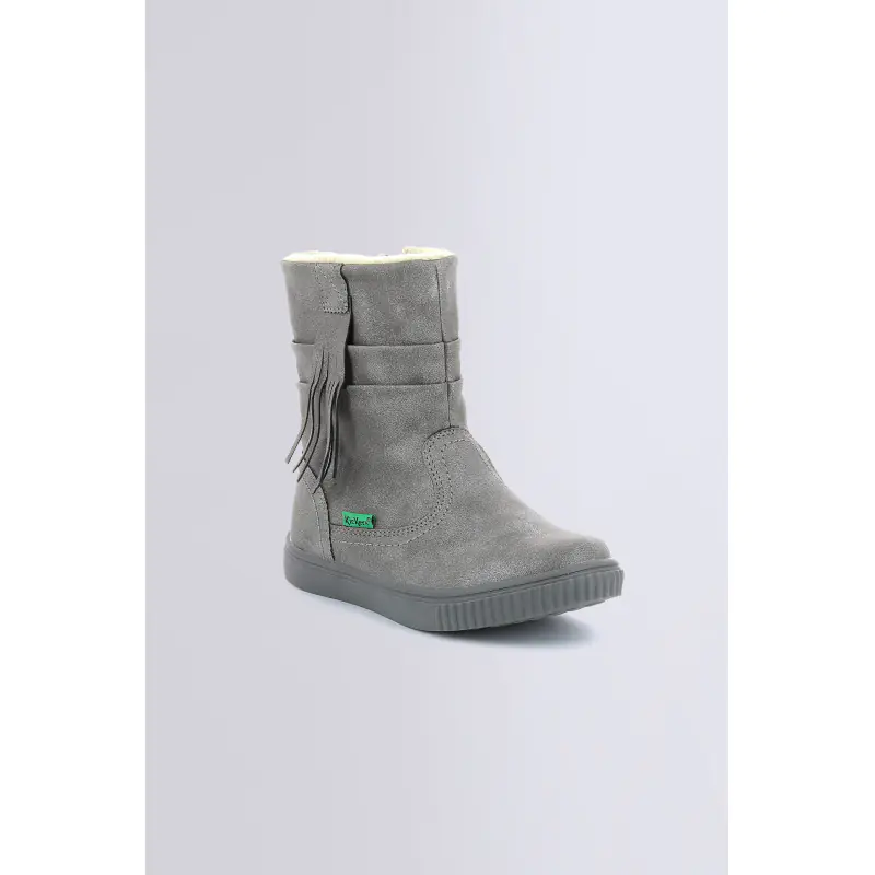 RUMBY GRIS BRILLANT BOOTS Fourrure  Fille