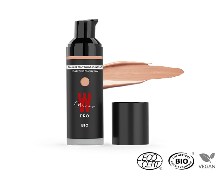 Miss W Pro - Fond de Teint Fluide Jeunesse BIO, 30ml