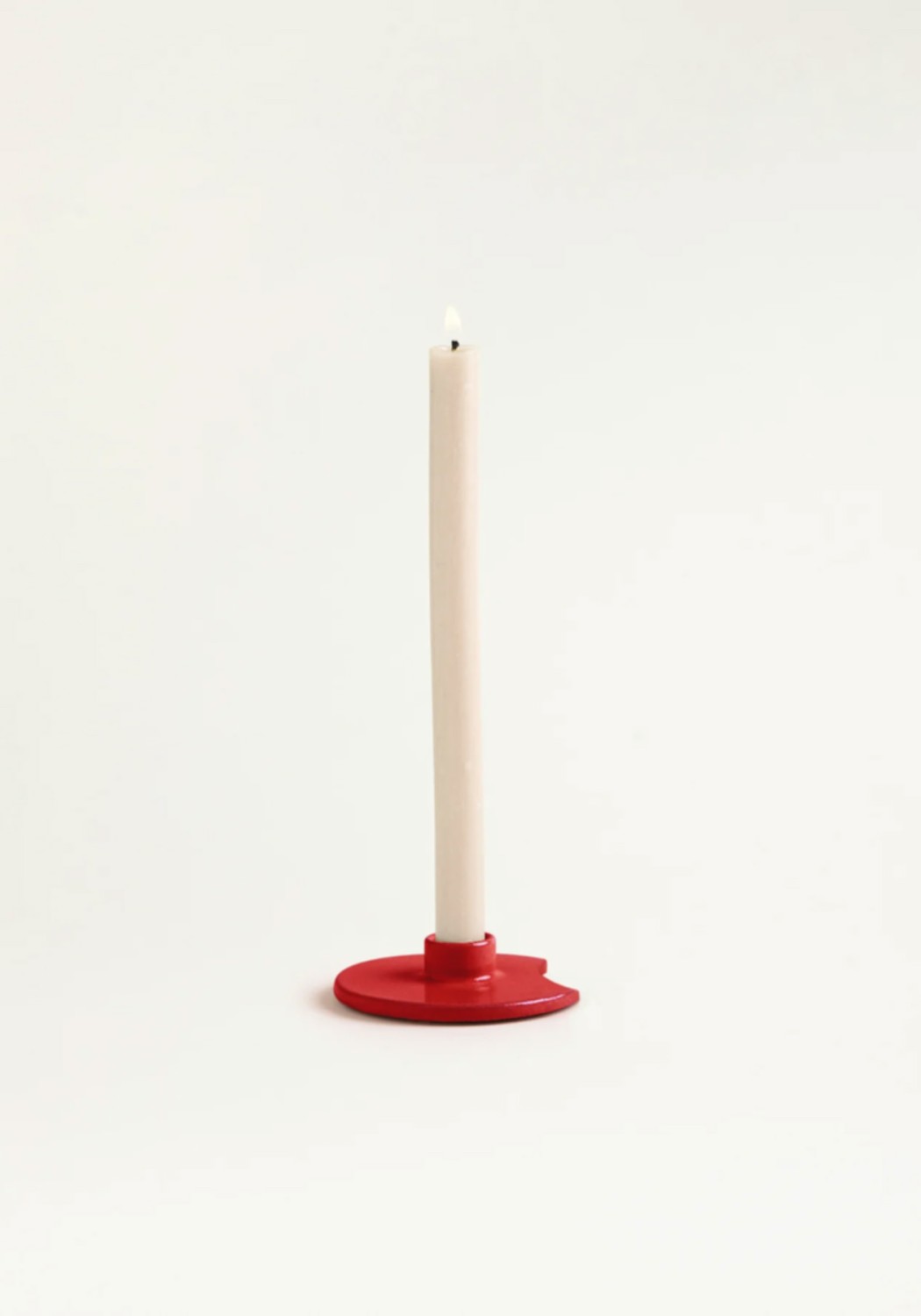 Onomao Kerzenständer Luz Halb Karminrot