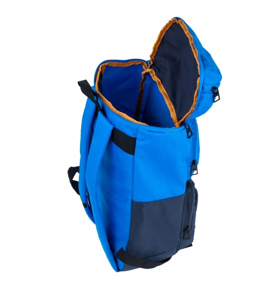 Mochila grande para laptop Skechers de 17 polegadas S908 preta - 47 x 30 x 15 cm -