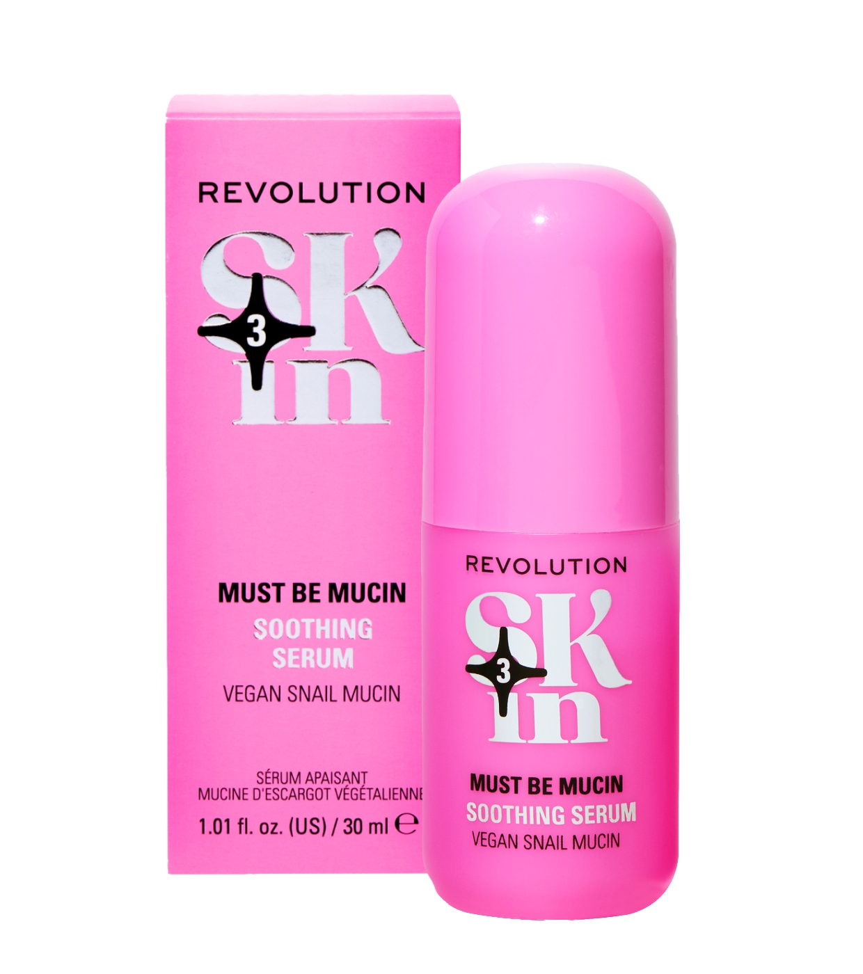 Revolution Skin - *Go Gentle* - Sérum Facial Calmante com Mucina de Caracol Vegana Must Be Mucin