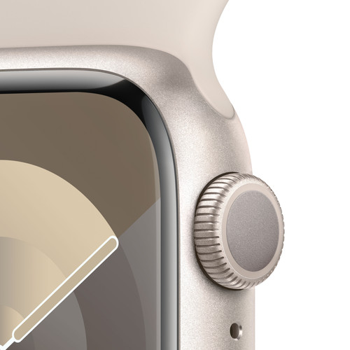 Apple Watch Series 9 41mm Starlight Aluminium Sportband M/L