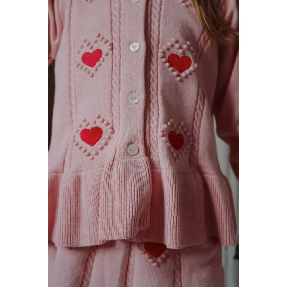 Køb Konges Sløjd Silver Pink Soleil Cardigan GOTS