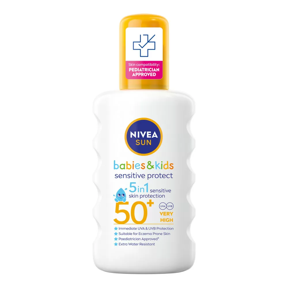 Nivea Sun Kids Sensitive Protect Spray SPF 50  - 200 ml.