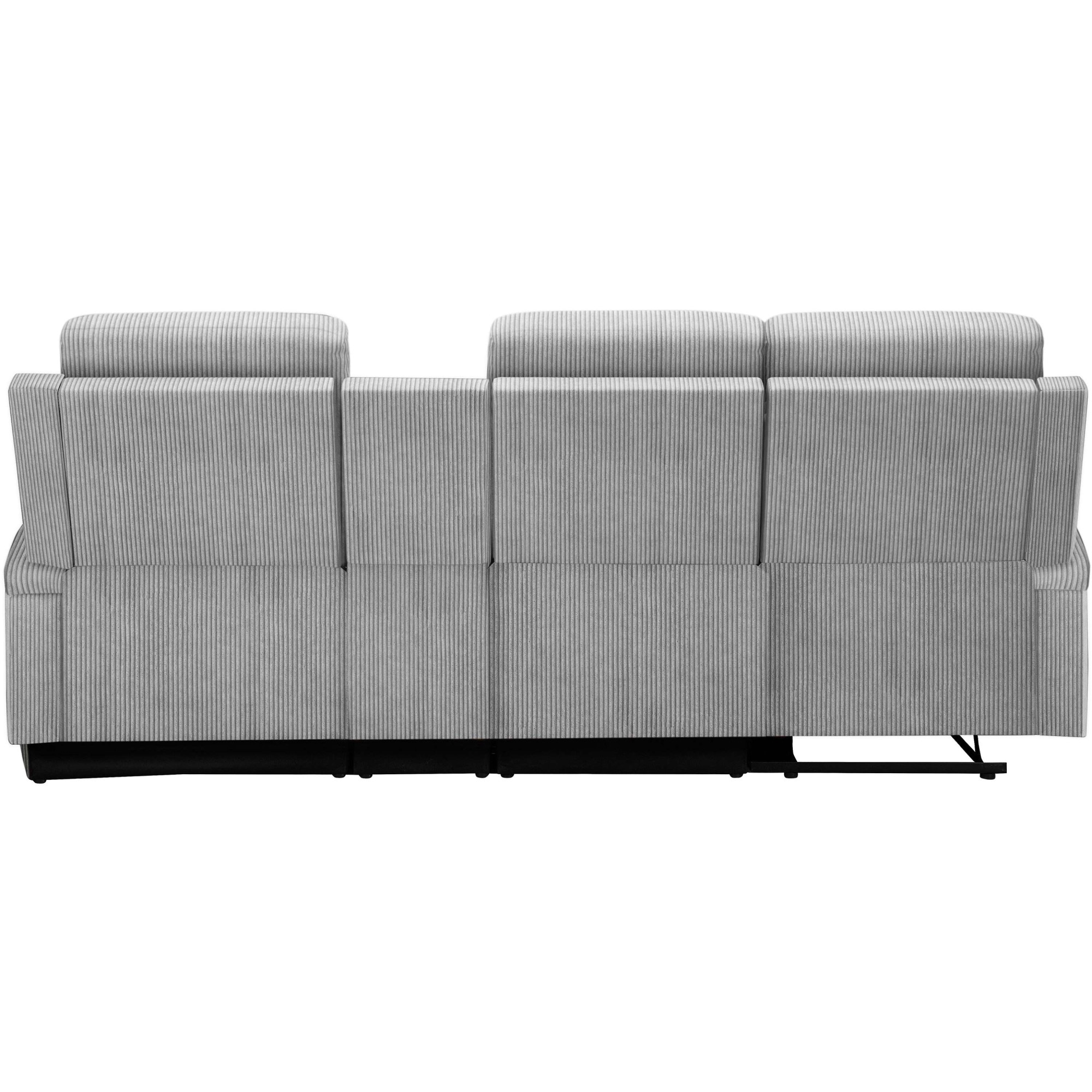 Home affaire Ecksofa »NAPORI Multimediasofa, 3er Kinosessel XXL, L-Form, Cord« Kinosofa mit Relaxfunktion, Getränkehalter, Staufach und Staukasten