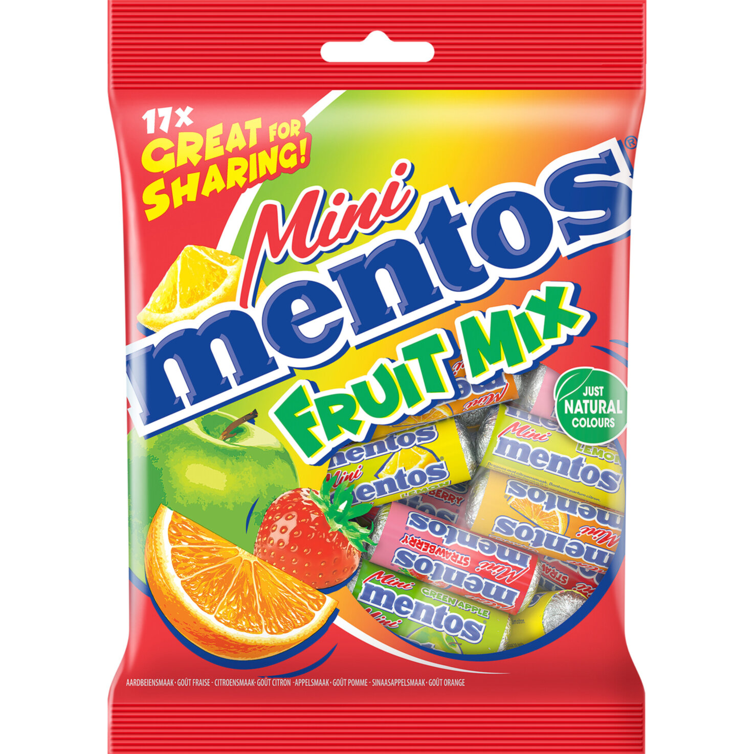 Mentos Mini Fruit Mix 17xMini Roll