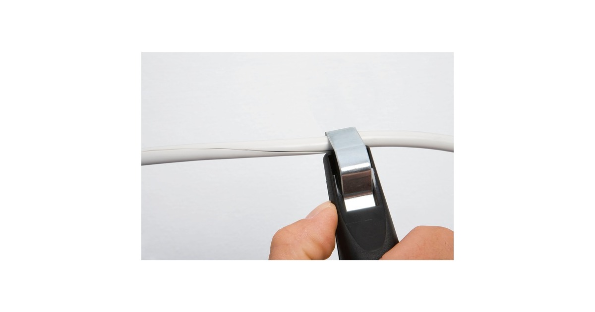 WihaOntmantelingsgereedschap met zelfdraaiend sleepmes kabelstrip-/ontmantelingsgereedschap  (Zwart/rood, voor ronde kabel)