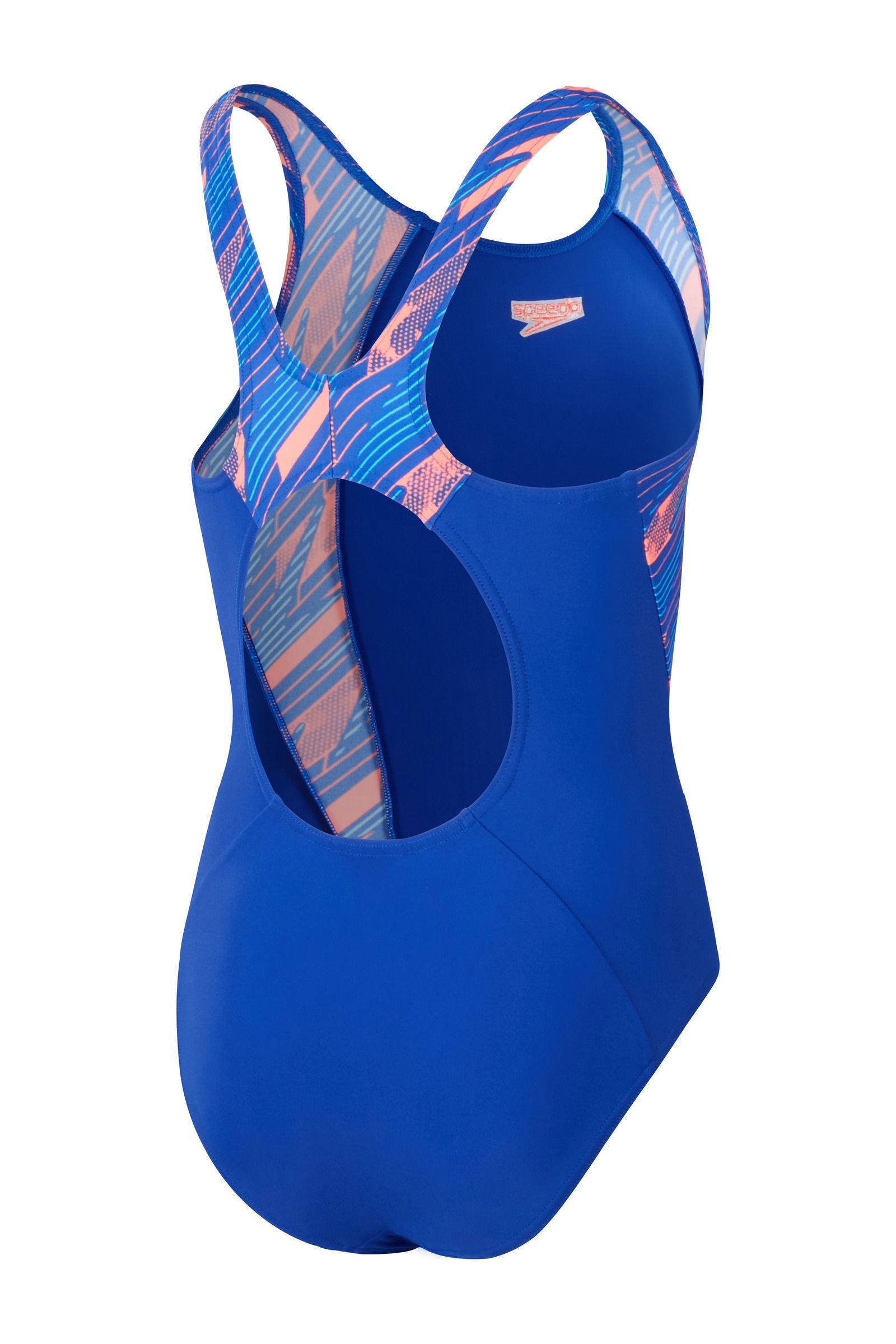 Speedo EnduraFlex sportbadpak Muscleback blauw/oranje