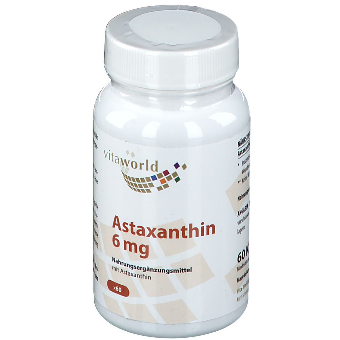 Astaxanthin 6 mg