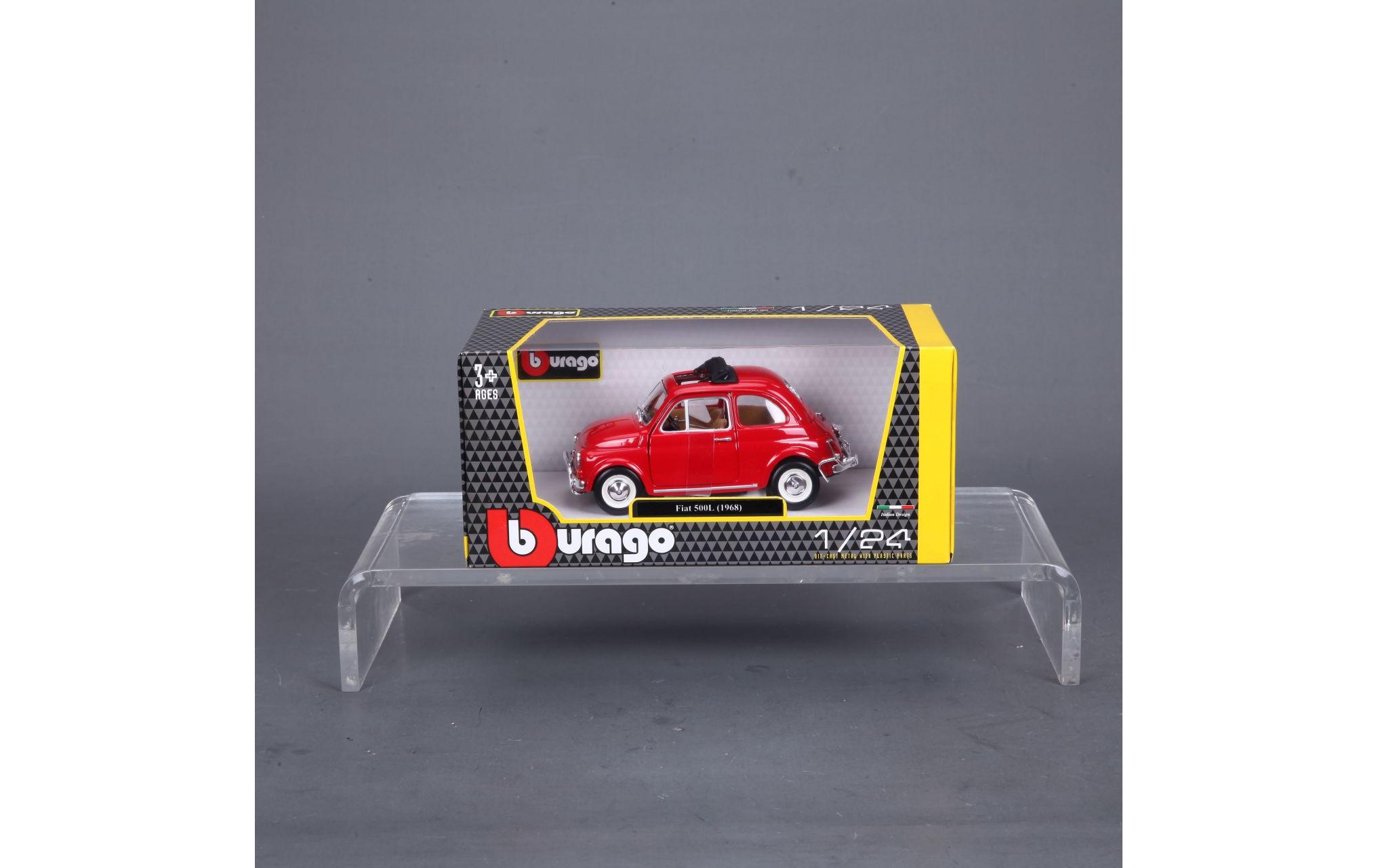 Fiat 500 L 1968 Rot 1:24Sammlermodell im Massstab 1:24
