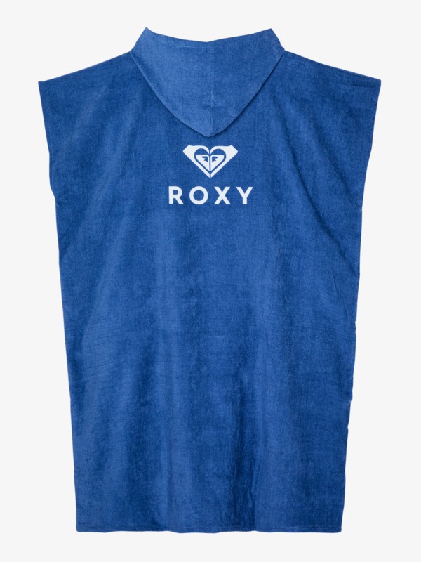 Sunny Joy Poncho de surf Bleu Femme