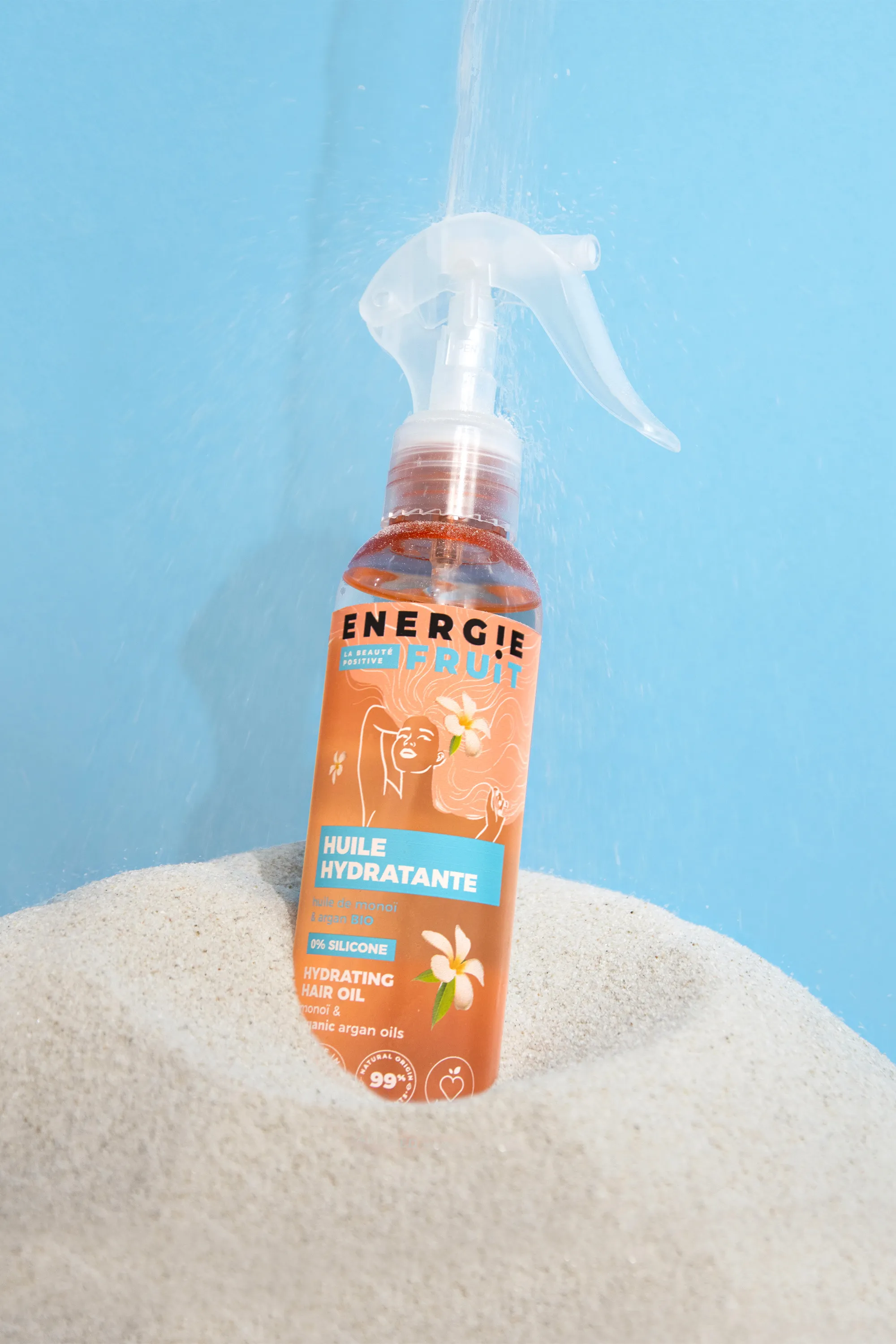 Energie Fruit Huile sublissime cheveux nourrissante au monoï & huile d’argan-150 ml
