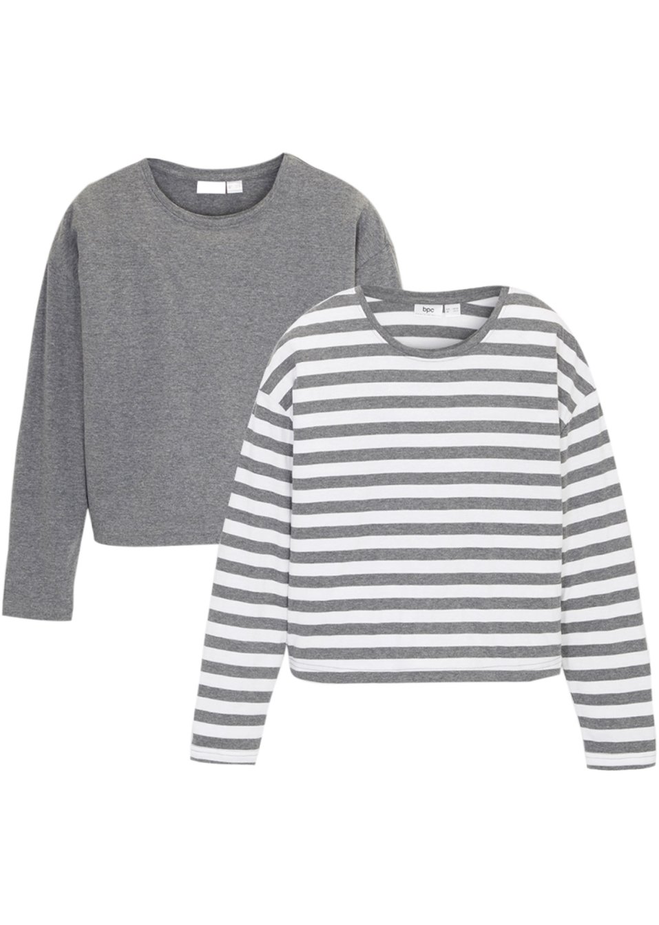 Lot de 2 T-shirts fille à manches longues