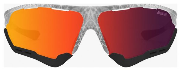 Scicon Sports Aerocomfort SCN PP Regular Lunettes De Soleil De Performance Sportive (Scnpp Multimorror Rouge/Matt Gelé)