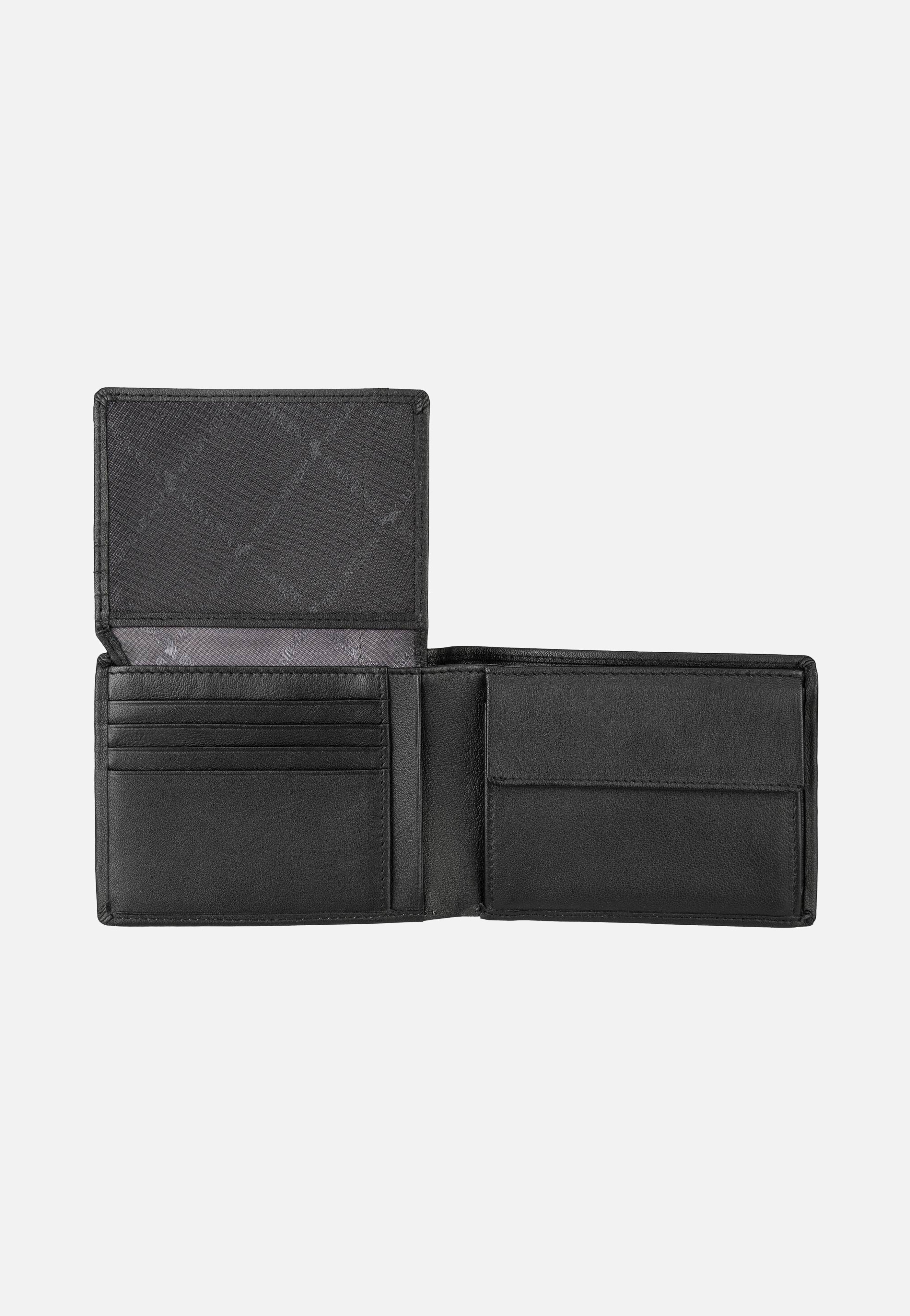 Hannes Coin Wallet 8Cs Schwarz - Portemonnaie