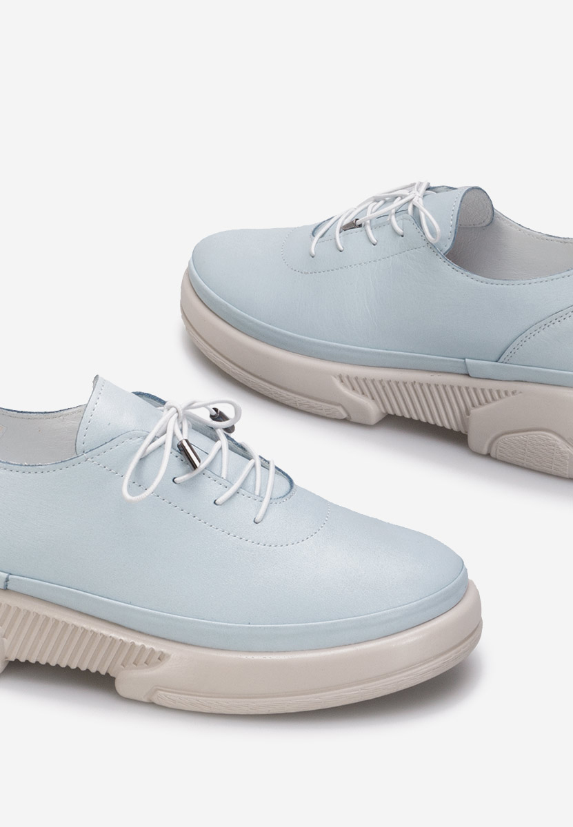 Chaussures casual femme en cuir bleus Kaya