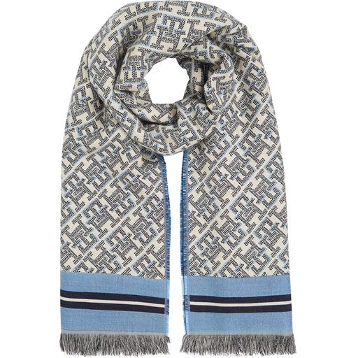 Tommy Hilfiger Monogram Tørklæde, Space Blue