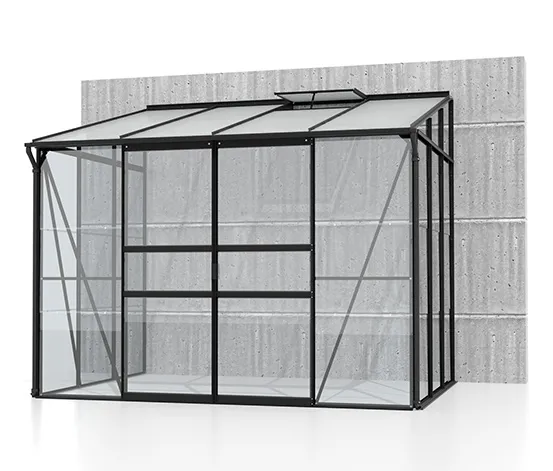 Vitavia Anlehngewächshaus, schwarz 5200