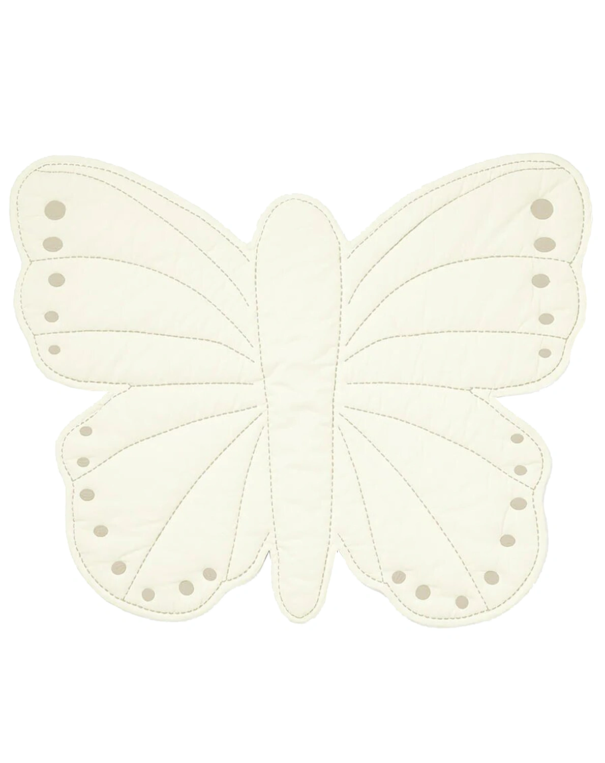 Spielmatte SCHMETTERLING (85x100) in creme
