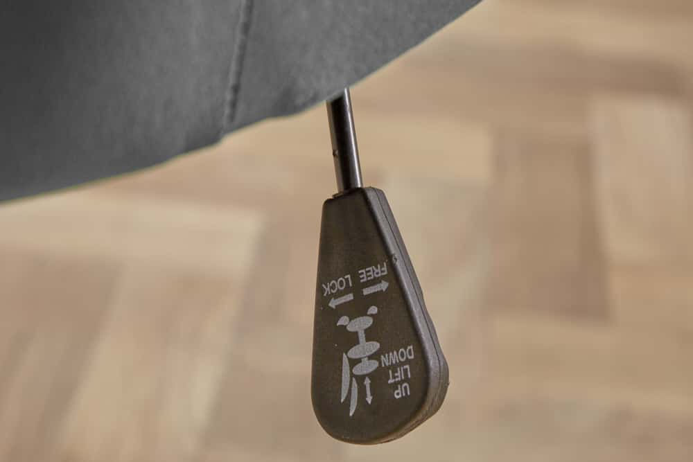 Design Sessel MR. LOUNGER grau chrom Samt höhenverstellbar drehbar Retro