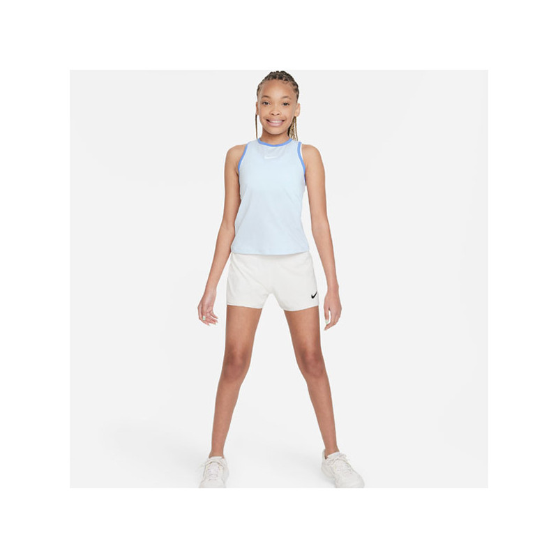 Débardeur tennis fille bleu Nikecourt Victory