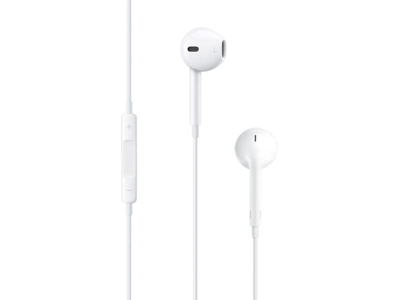 Apple In-Ear-Kopfhörer EarPods 3.5 mm Connector Weiss In-Ear-Kopfhörer mit integrierter Fernbedienung und Mikrofon