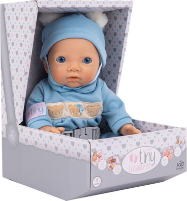 Tiny Treasures - Dukke - My First Tiny Treasures - Blå