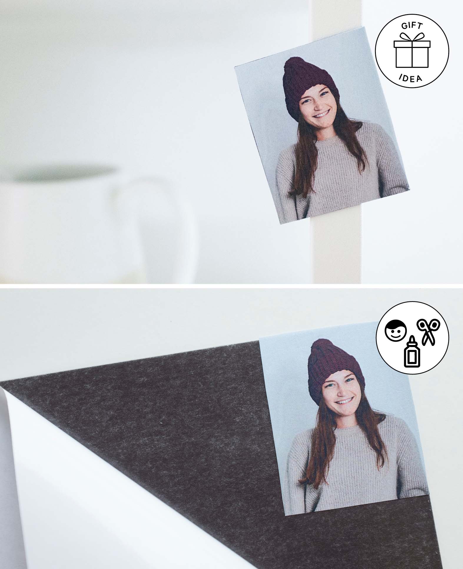 A4 Magnetfolie Klebefolie für DIY Magnete - Schwarz
