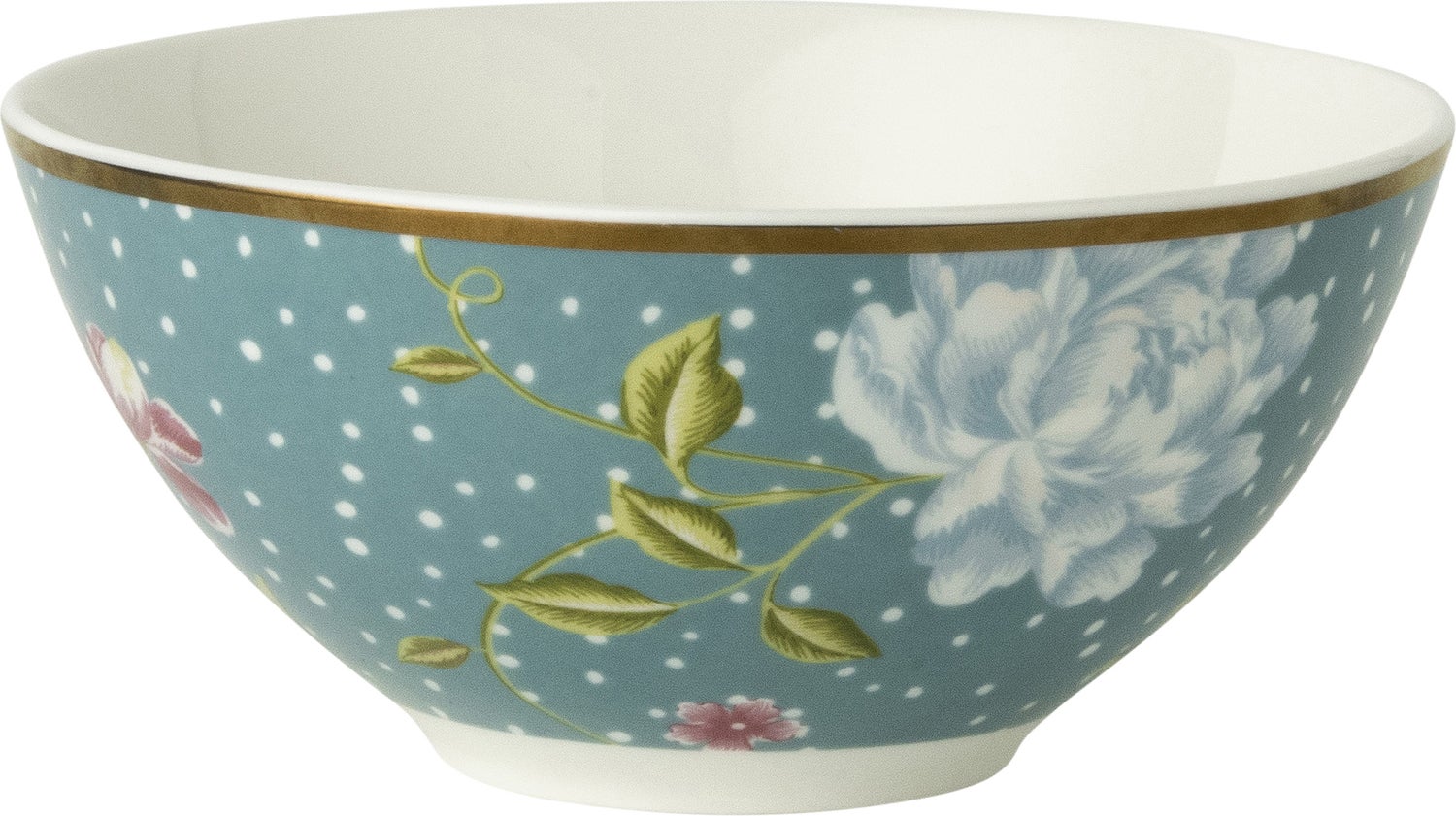 Laura Ashley schaal Seaspray Uni blauw D 13 H 6,1 cm