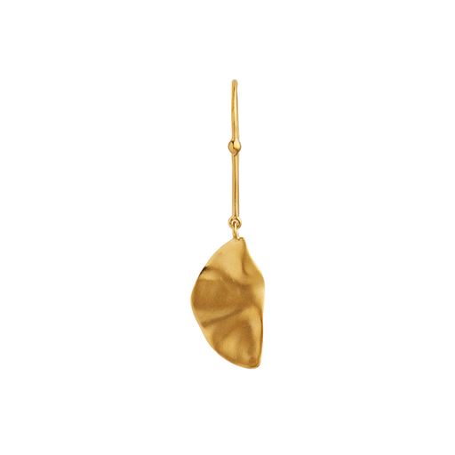 Stine A Hook Reflection Moon Ørering, Gold Plated - Right
