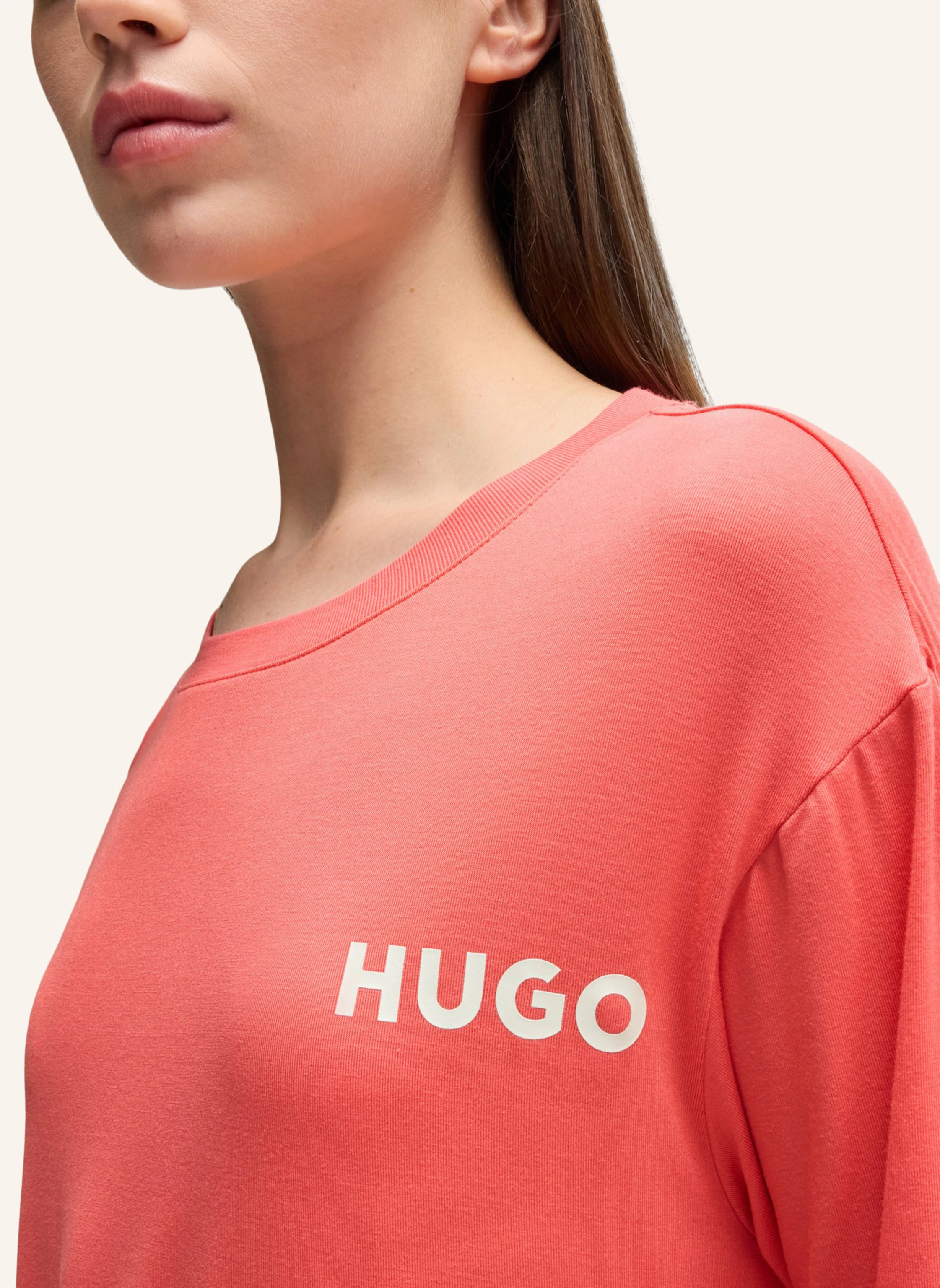 HUGO Pyjama-Oberteil UNITE_LS-SHIRT Relaxed Fit