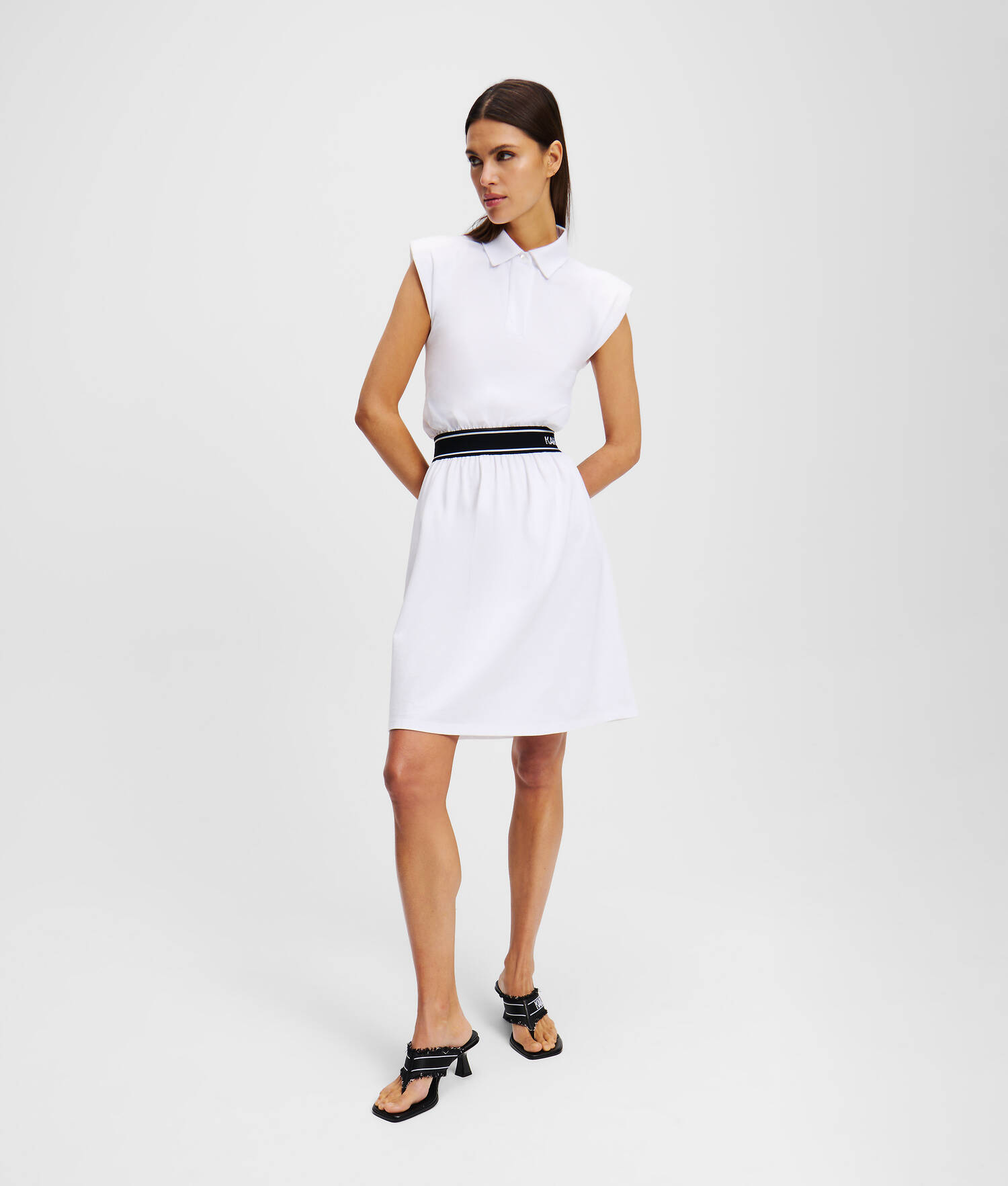 ROBE POLO - Blanc
