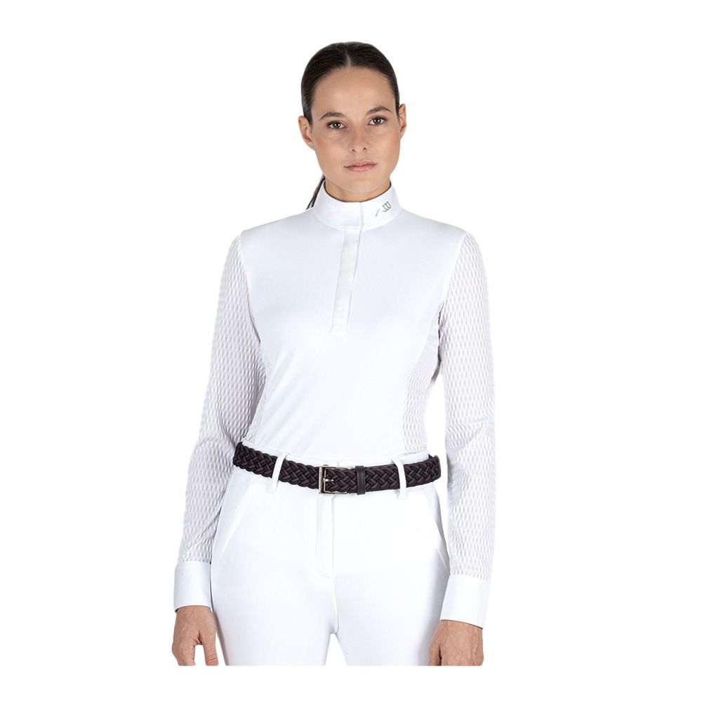 Equiline CATIC - Polo concours Femme white