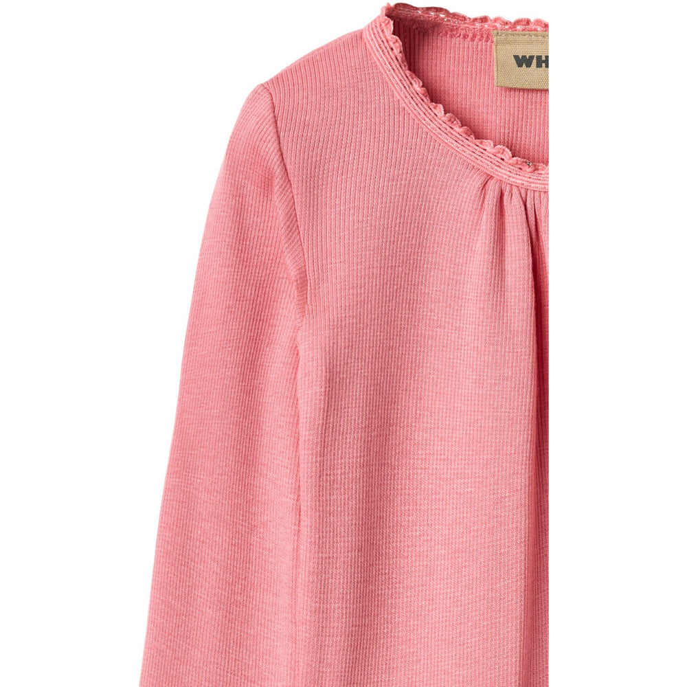 Køb Wheat Soft Pink Rib Body L/S Lotta