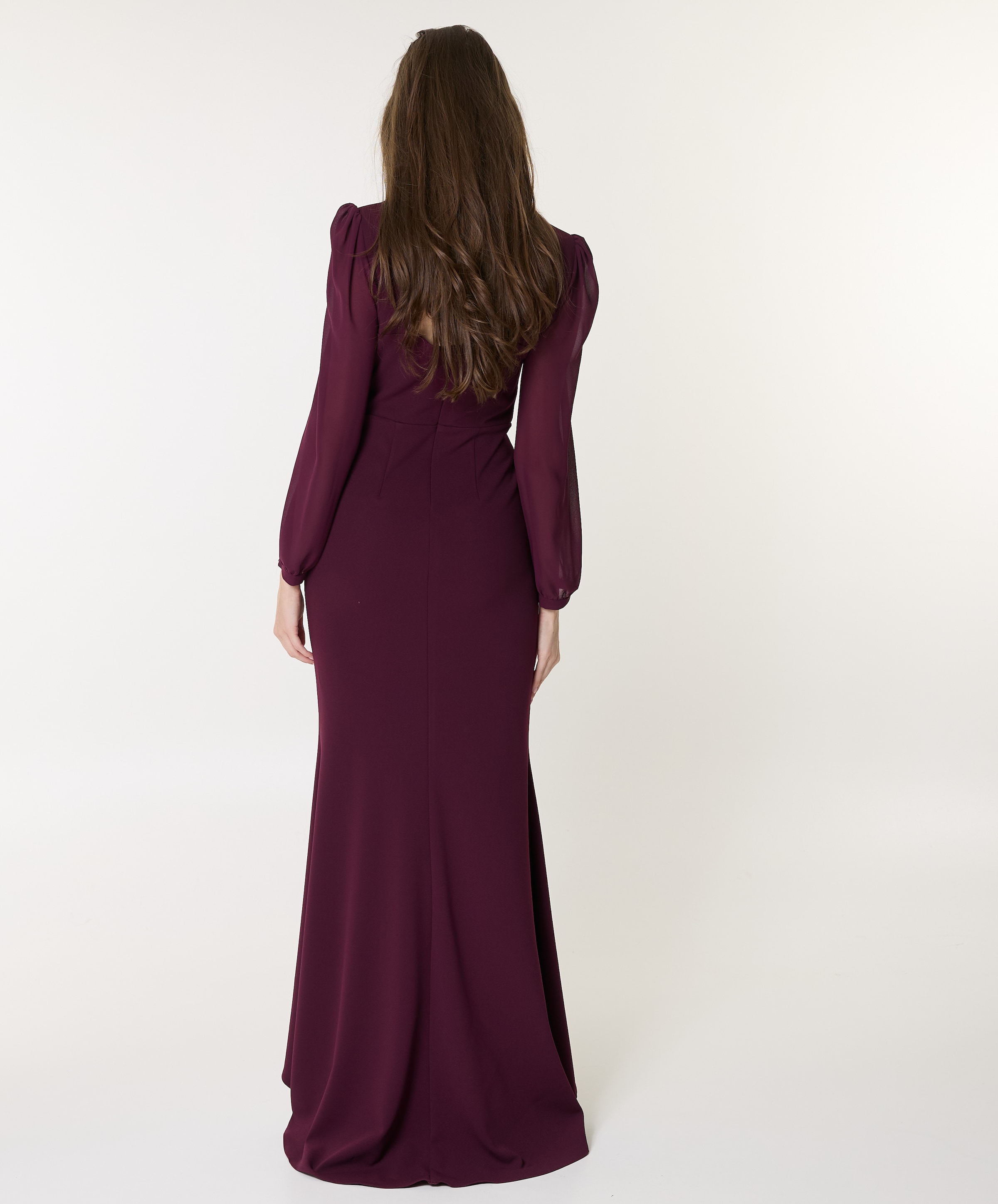 Rinascimento Dames jurk bordeaux