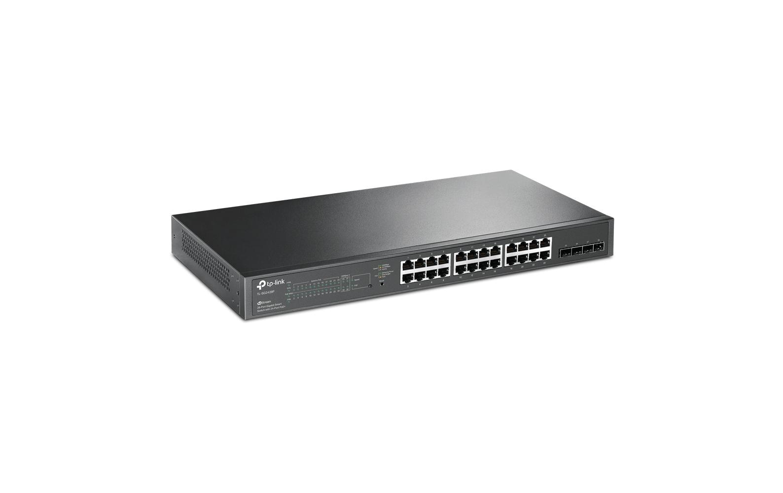 PoE+ Switch TL-SG2428P 28 Port<br>Verwirklichen Sie mehr mit Omada