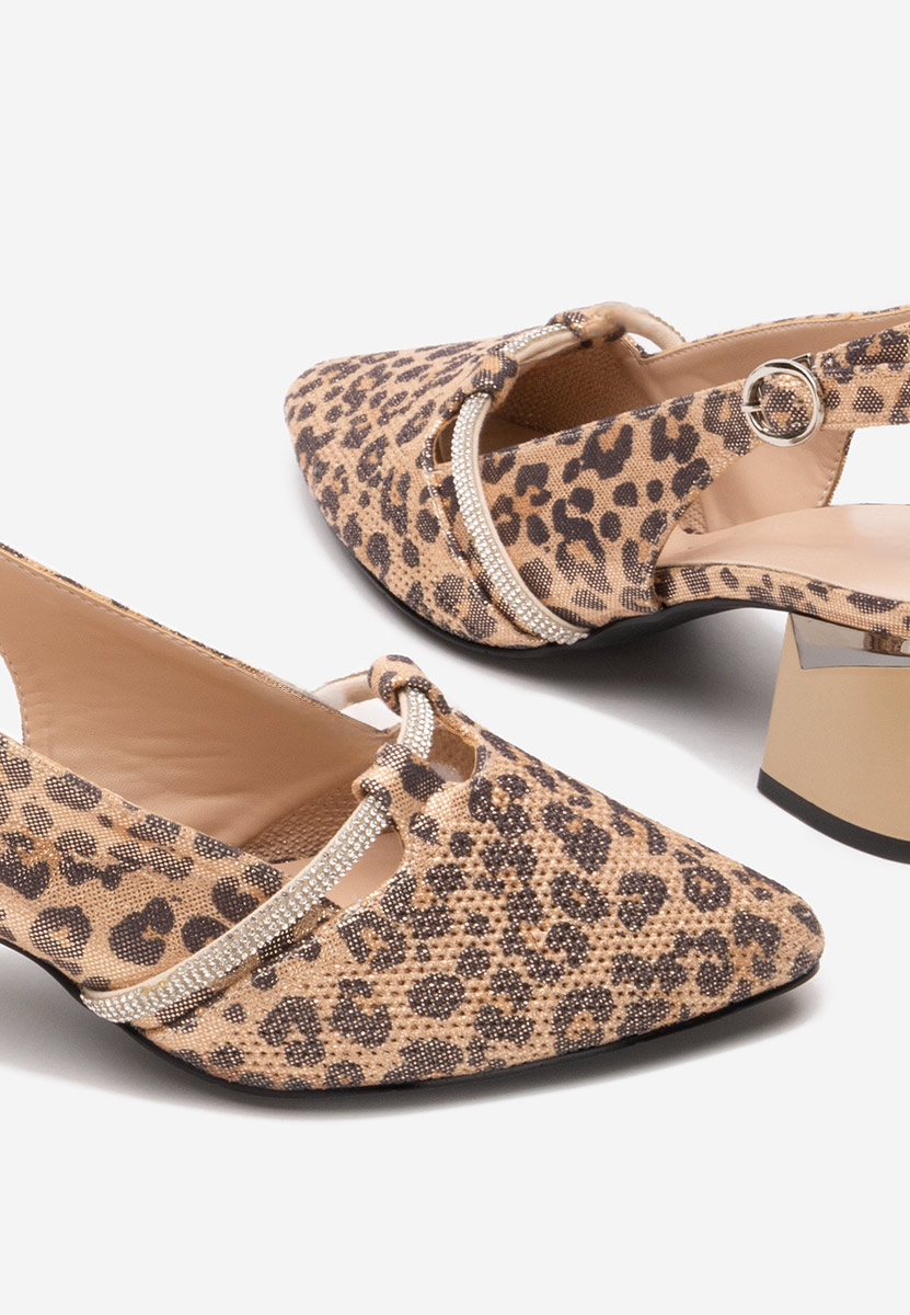 Chaussures slingback leopard Radiancia