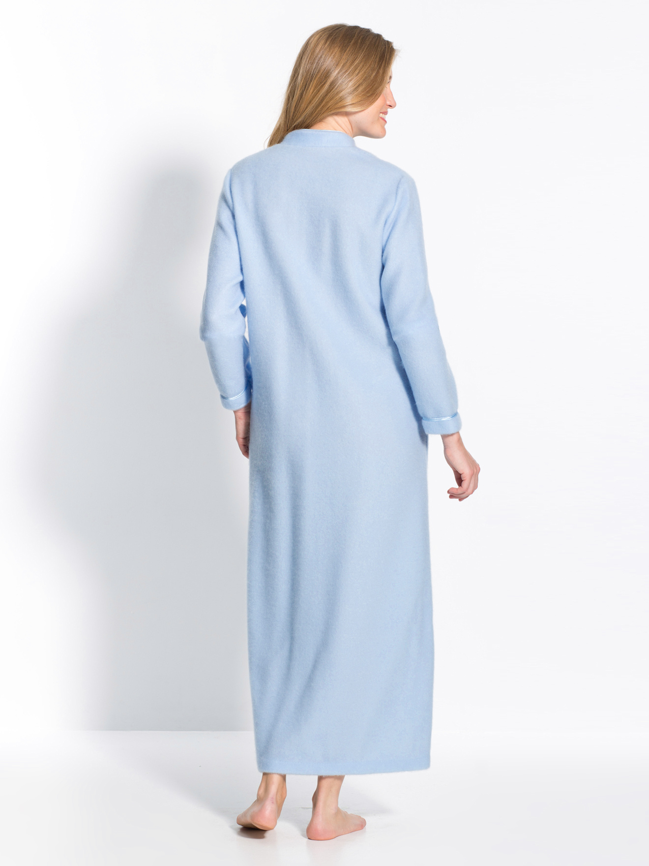 Robe de chambre zip molleton courtelle